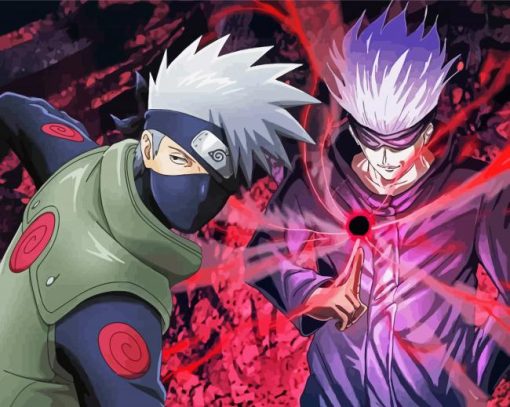 Cool Kakashi And Gojo Diamond Paintings