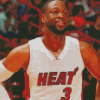 Dwayne Wade Basketballer Diamond Paintings