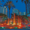 Fort Lauderbale Water Fountain Diamond Paintings