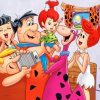 Fred Flintstone Family Diamond Paintings