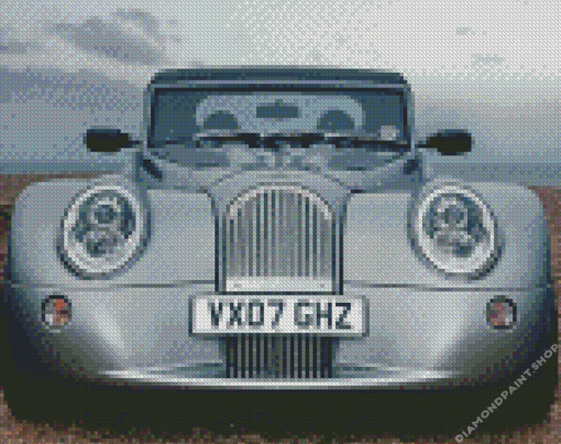 Grey Morgan Car Diamond Paintings