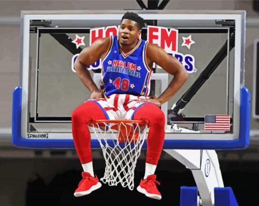 Harlem Globetrotters Player Diamond Paintings