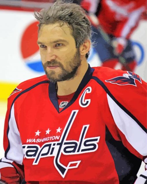 Ice Hokey Player Alexander Ovechkin Diamond Paintings