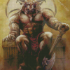 King Minotaur Diamond Paintings