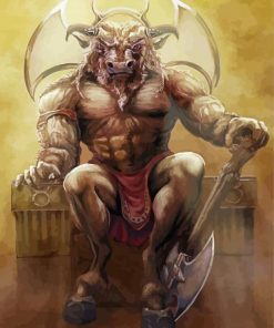 King Minotaur Diamond Paintings