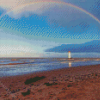 Lighthouse With Rainbow Diamond Paintings