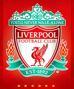 Liverpool Fc Crest Logo Diamond Paintings