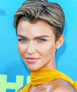 Model And Actress Ruby Rose Diamond Paintings