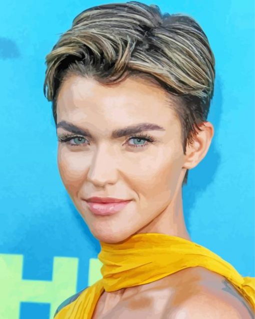 Model And Actress Ruby Rose Diamond Paintings