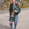 Old Scottish Piper Diamond Paintings