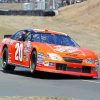 Orange Stock Car Diamond Paintings