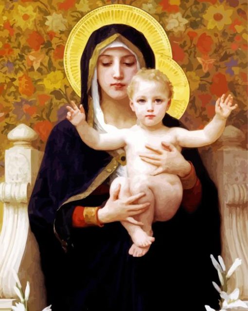 Our Lady Of The Ilies Diamond Paintings