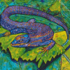 Psychedelic Lizard Diamond Paintings