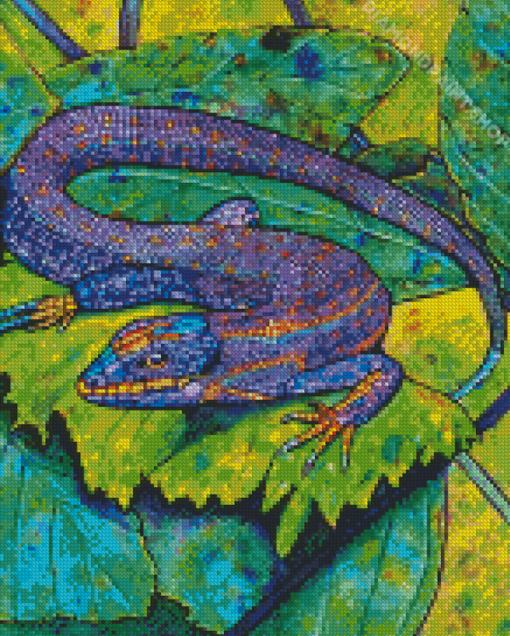 Psychedelic Lizard Diamond Paintings