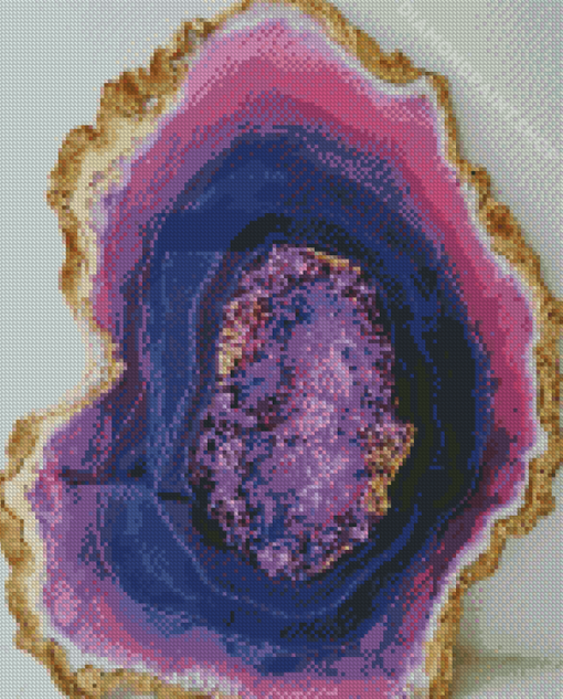 Purple Geode Diamond Paintings