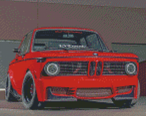 Red Bmw E10 Diamond Paintings