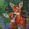 Romantic Deer Couple Diamond Paintings