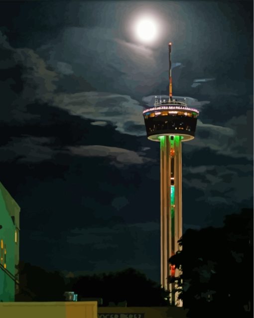 San Antonio Tower Diamond Paintings