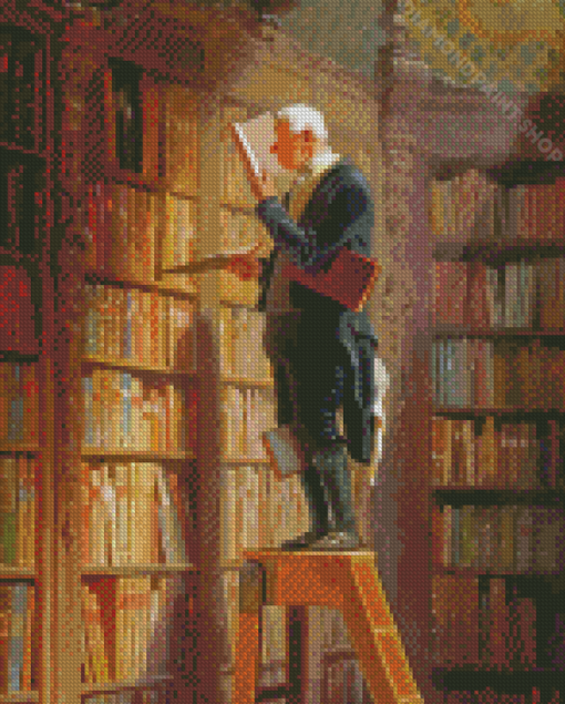 The Bookworm Art Diamond Paintings