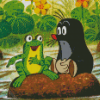 The Little Mole And The Frog Diamond Paintings