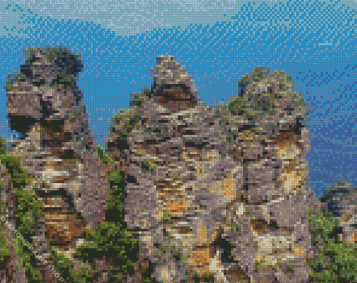 Three Sisters Blue Mountains Diamond Paintings