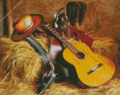 Westen And Country Music Art Diamond Paintings