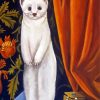 Adorable White Mink Diamond Paintings