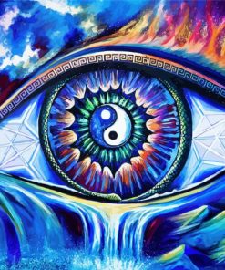 Yin Yang Third Eye Diamond Paintings