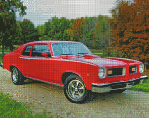 Aesthetic Red 1974 Gto Diamond Paintings