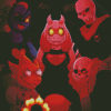 All Sans AU Underfell Sans Diamond Painting