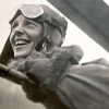 Amelia Earhart In Plane Diamond Paintings