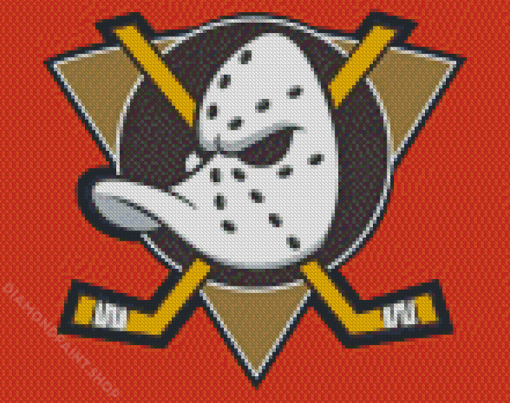 Anaheim Ducks Logo Diamond Paintings