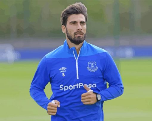 Andre Gomes Portuguese Player Diamond Paintings