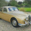 Beige Jaguar Mark 1 Diamond Paintings