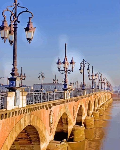 Bordeaux Pont De Pierre Diamond Paintings