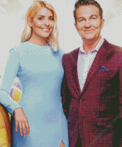 Bradley Walsh And Holly Willoughby Diamond Painting