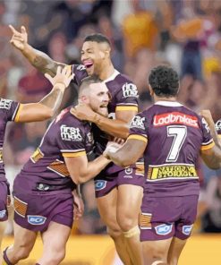 Brisbane Broncos Team Diamond Paintings