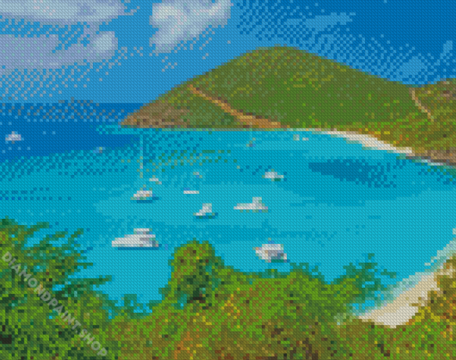 British Virgin Islands Beach Diamond Paintings