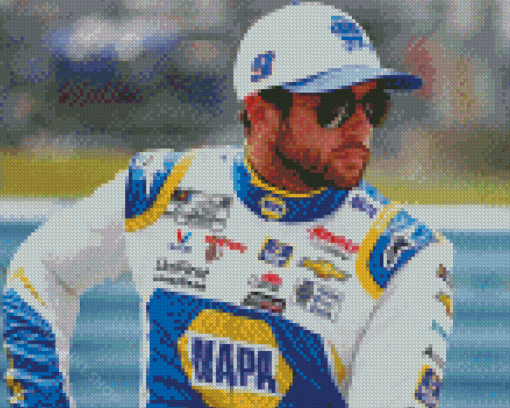 Chase Elliott Car Racer Diamond Paintings