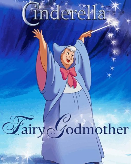 Cindrella Fairy Godmother Poster Diamond Paintings