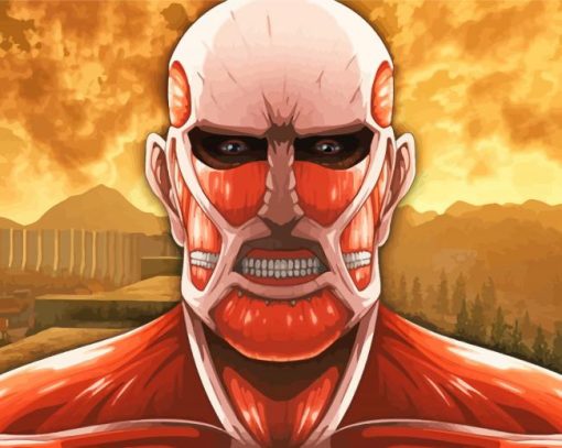 Colossal Titan Aot Character Diamond Paintings