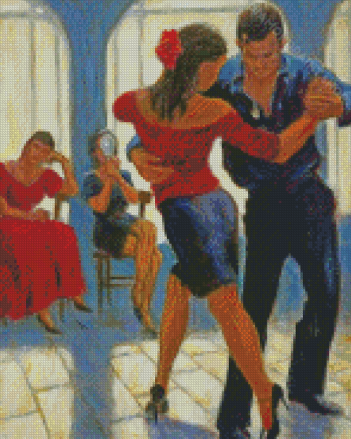 Cuba Salsa Dancers Diamond Paintings