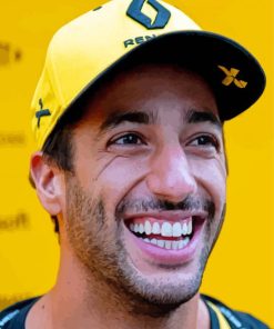 Daniel Ricciardo Race Car Driver Diamond Paintings