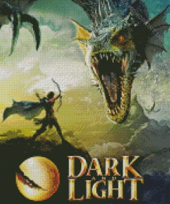 Dark And Light Poster Diamond Paintings