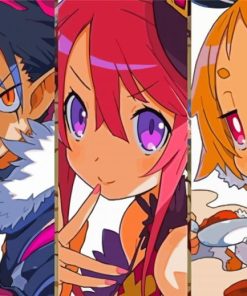 Disgaea Anime Characters Diamond Paintings