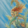 Dragon And Mermaid Art Diamond Paintings