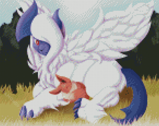 Eevee And Absol Diamond Paintings