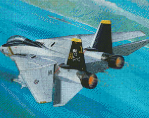 F 14 Tomcat Aircraft Diamond Paintings