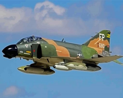 F4 Phantom Jet Diamond Paintings