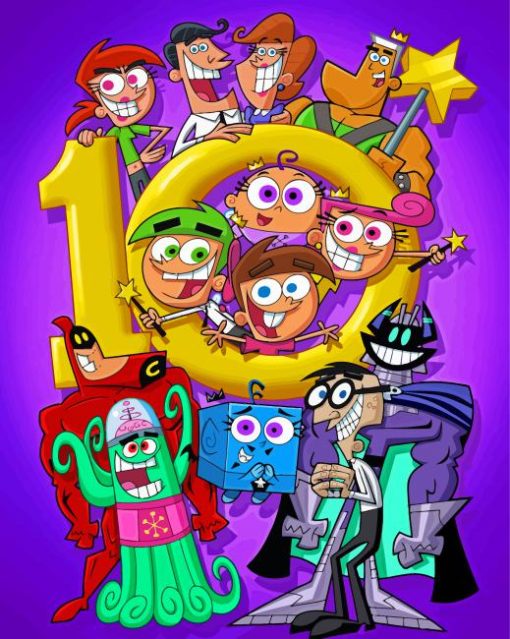 Fairly Oddparents Animated Series Diamond Paintings